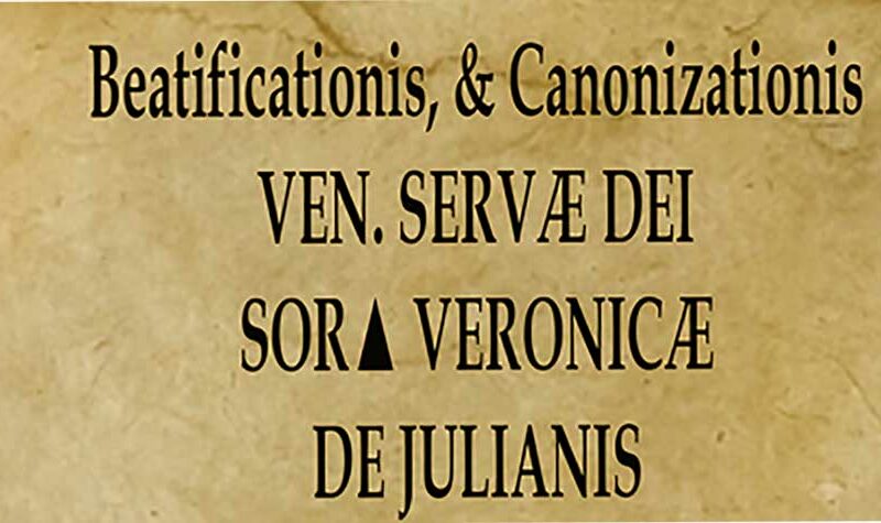 Gruppo di preghiera sui passi di Santa Veronica Giuliani (Napoli): Verbale di canonizzazione e beatificazione di S. Veronica Giuliani