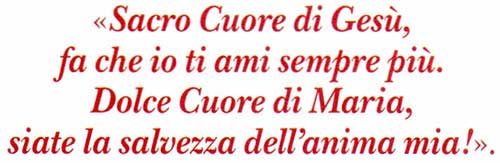 Versetto: Dolce Cuore di Maria Gruppo di preghiera sui passi di Santa Veronica Giuliani NA - Versetto: Dolce Cuore di Maria