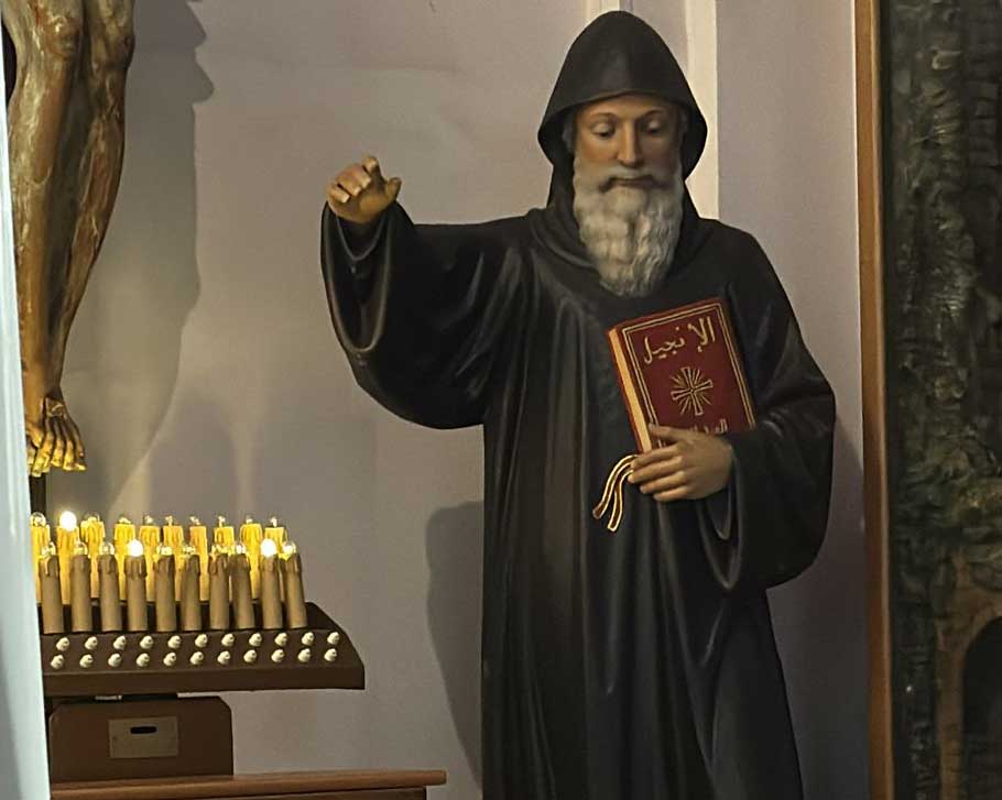 Santa messa in onore di San Charbel